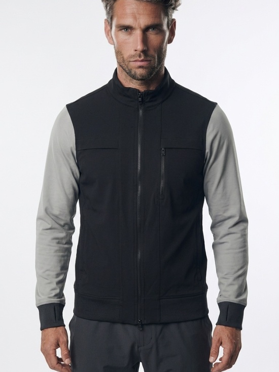 lululemon athletica Other - |•LULULEMON•| Black & Gray Full Zip Athletic Performance Jacket Men’s Medium